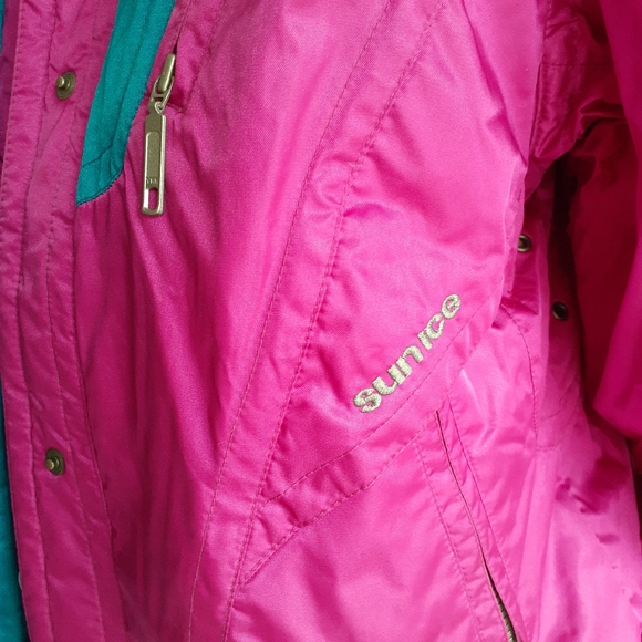 FIEE ICE Sunice vintage magenta jacket with hood - Picture 6 of 15